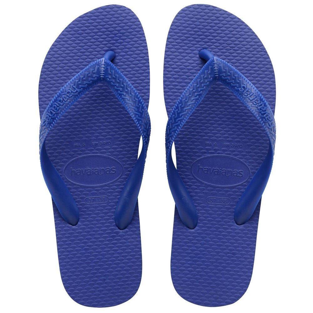 HAVAIANAS MEN'S TOP FLIP FLOP SANDAL, MARINE BLUE, 11-12